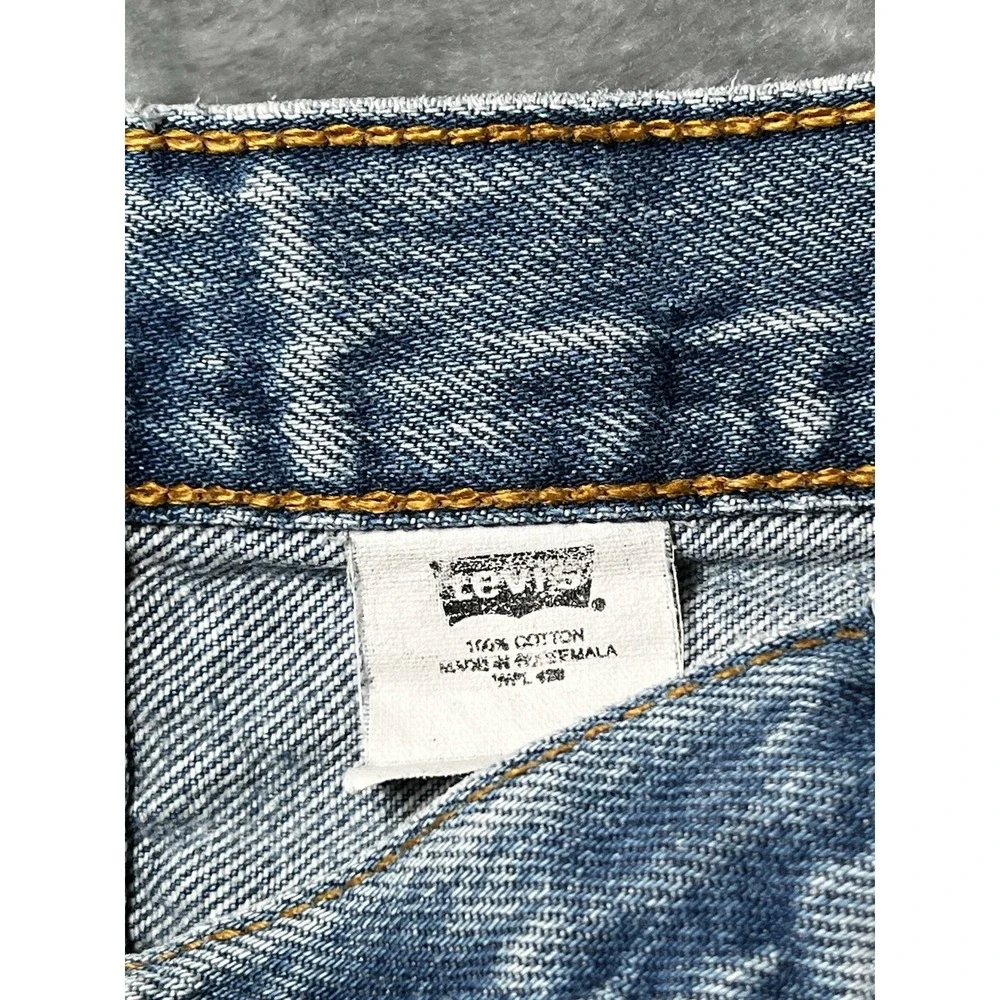 Levi's 501 Jeans Men Size 40x29 Blue Denim Button Fly Workwear